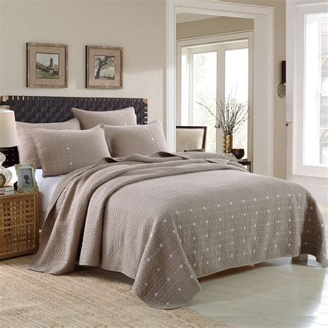 Looking for sales for bedding sets? MILAIYA 3pcs bedding set 100% cotton summer quilt brown ...