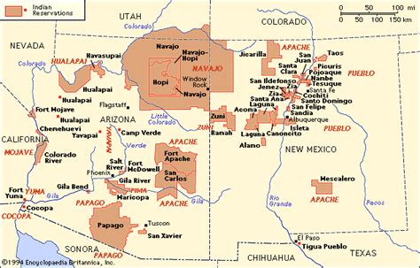 Native American Tribes In New Mexico Map United States Map