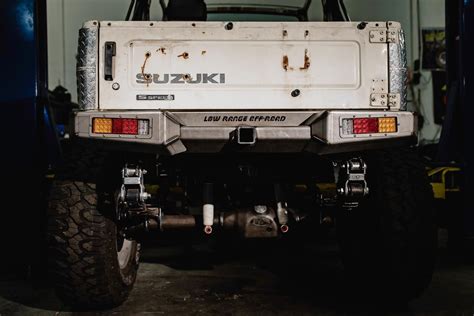 Suzuki Samurai Defiant Armor Rear Bumper By Low Range Off Road Suzuki