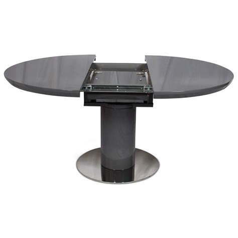 Next day delivery and free returns to store. Varna Round Extending Dining Table 120-160xm Grey ...