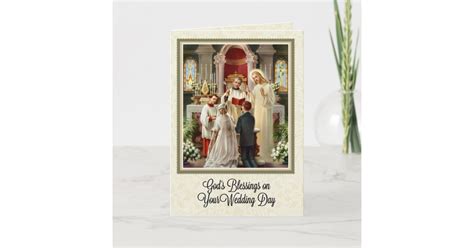 Catholic Wedding Card Wscripture Verse Zazzle