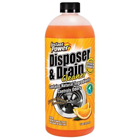 Instant Power 338 Oz Disposal And Drain Cleaner Orange 1503 The