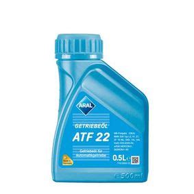 Find premium synthetic oil, filters and more online. Transmission Oil ARAL ATF 22 Capacity: 1l — item: 154EC0 ...