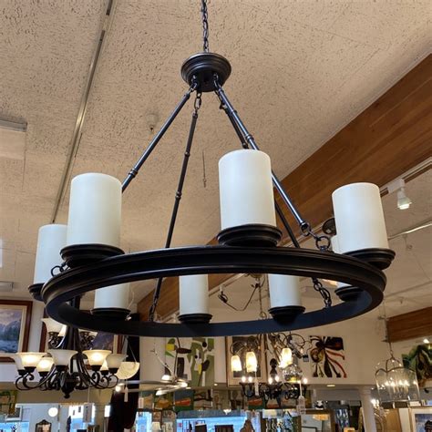We have the pictures on the gallery that you can check to make sure in giving you some inspiring ideas about pottery barn style chandeliers. Pottery Barn Veranda Eight Light Round Bronze Chandelier ...