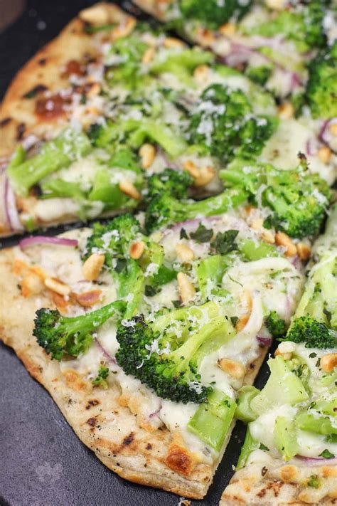 Broccoli White Pizza Ericas Recipes