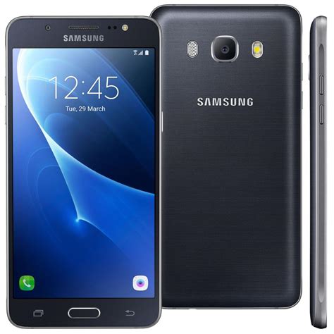 Smartphone Samsung Galaxy J7 Duos Metal Preto Com 16gb Dual Chip Tela