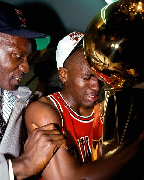Michael Jordan Holding Trophy Crying Michael Jordan Ts On Zazzle