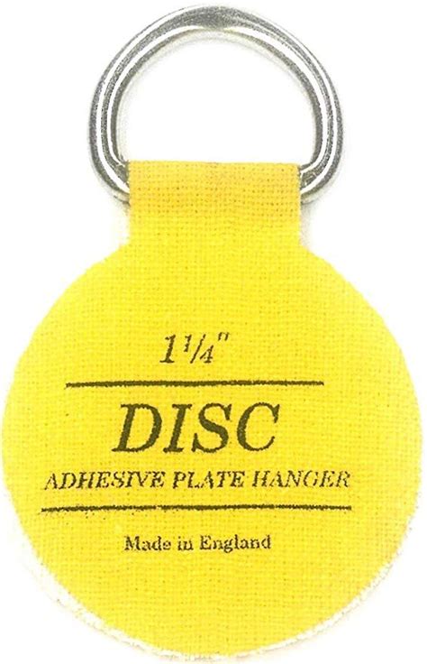 Flatirons Disc Adhesive Plate Hangers 125 Inch 6 Pack Plate