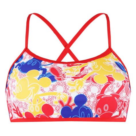 Speedo All Over Print Disney Mickey Mouse Junior Two Pieces Swimsuit 8