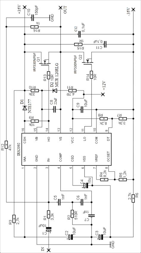 Are you looking for a schematic diagram of android and mobile pcb image for start learning cell phone schematics and download mobile phone ic identification pdf you are on the right. IRS2092 Class D Amplifier Circuit LM1036 Tone Controlled ...