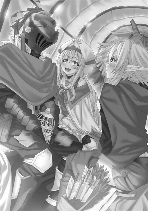 The goblin cave thing has no scene or indication that female goblins exist in that universe as all the male goblins are living together and capturing male adventurers to constantly mate with. Goblin Slayer Volume 2 lllustration | Anime