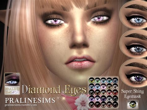 Diamond Eyes By Pralinesims At Tsr Sims 4 Updates Dia