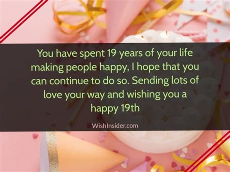 30 Fun And Festive 19th Birthday Wishes Wish Insider