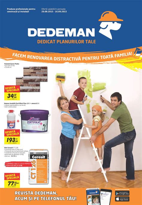 Catalog Dedeman 20 August 16 Septembrie 2015 Catalog Az