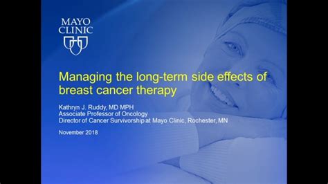 Managing The Long Term Side Effects Of Breast Cancer Therapy