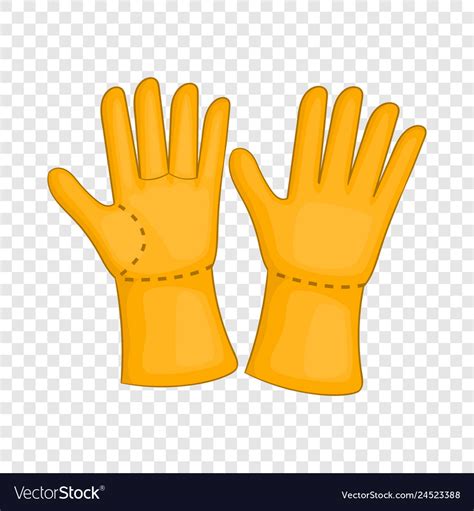 Rubber Gloves Icon Cartoon Style Royalty Free Vector Image