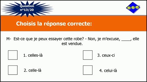 Test De Français Test N°1 Youtube