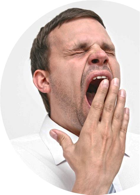 Man Yawning Lumon Dental