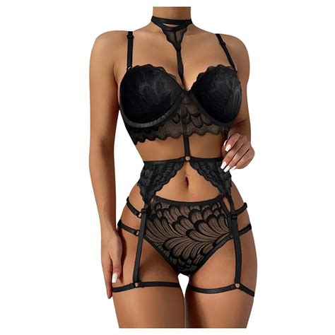 Vedolay Cat Lingerie Women Harness Lingerie Cage Bra Gothic Strappy Full Bodysuit For Lady Cut