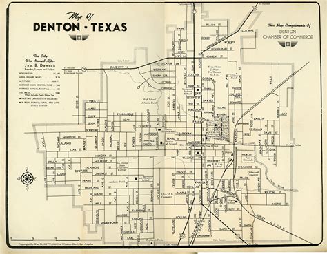 Denton County Texas Map Map Of West
