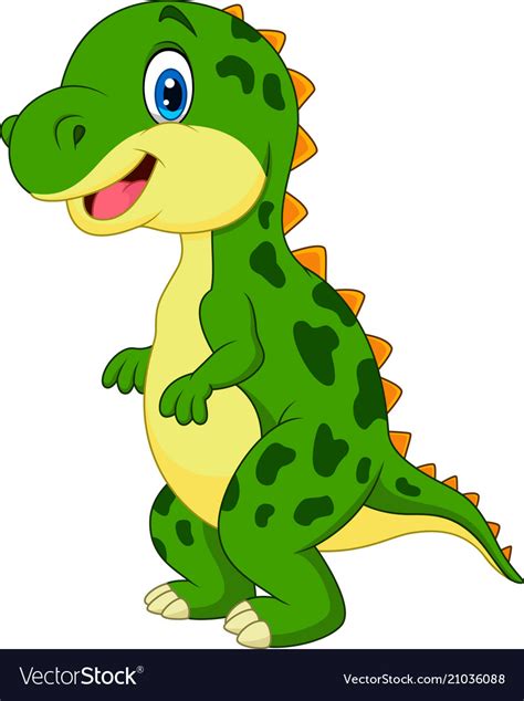 Browse our cartoon dino images, graphics, and designs from +79.322 free vectors graphics. Cartoon green dinosaur Royalty Free Vector Image