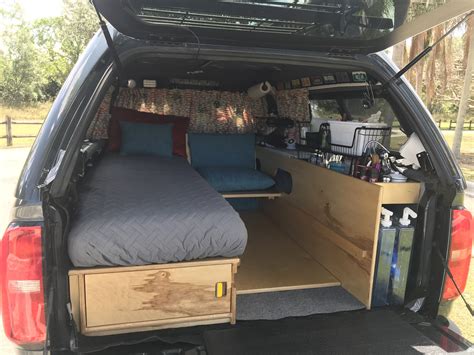 Perfect Truck Bed Camper Minivan Camping Truck Bed