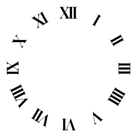 Roman Clock Number Png Vector Psd And Clipart With Transparent Images