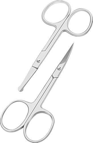 Utopia Care Curved And Rounded Facial Hair Scissors For Men