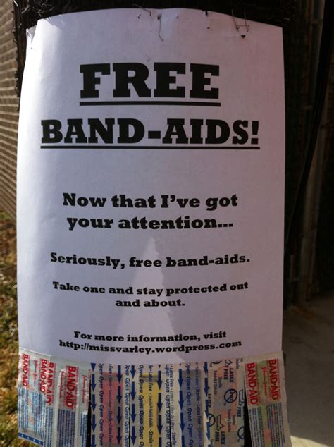 Pin By James Allen On Tear Off Ads Funny Posters Fun At Work Band Aid