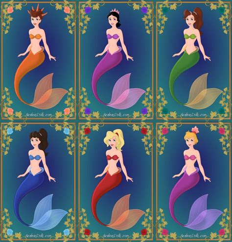 Pin By Krysten Navarro On Little Mermaid Ariels Sisters Disney