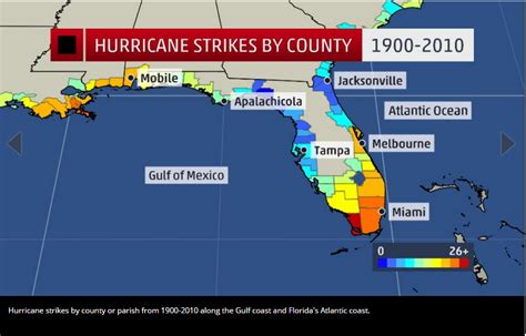 29 Florida Hurricane Map History