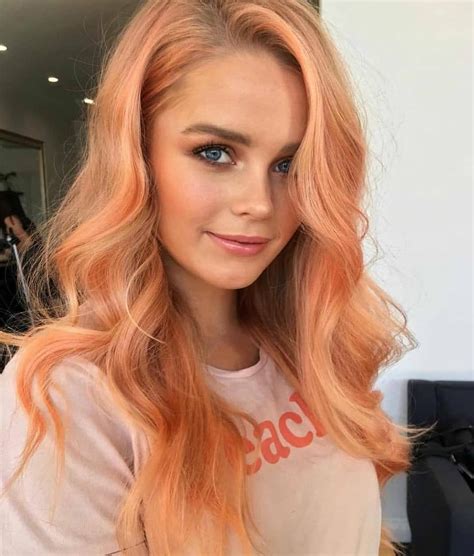Saloncentric Peach Hair Colors Pastel Orange Hair Hair Color Orange