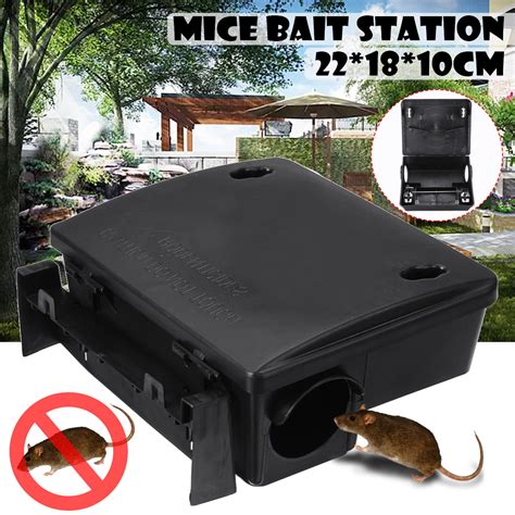 High Sensitive Mouse Trap Box Rat Mice Bait Station Pest Trap Humane