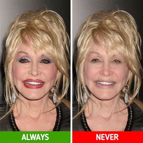 dolly parton sleeps in her makeup and the reason why is shocking bright side