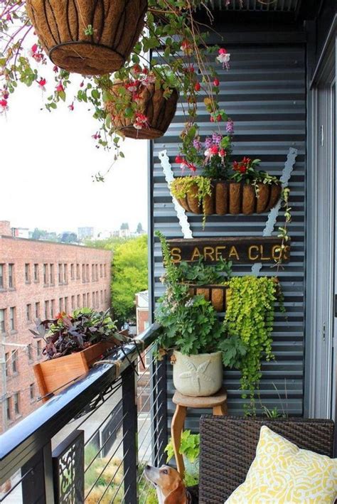50 Ways To Redeem Your Balcony Space In 2020 Apartment Garden Small