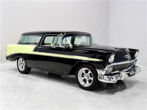 1956 Chevrolet Nomad Bel Air 869 Miles Black And Yellow Station Wagon