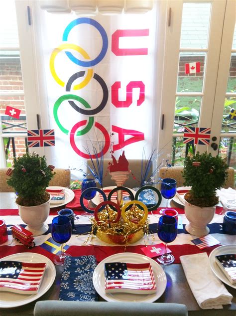 Olympics crafts and activities with kids! Olympic Party Decorations | Party Ideas | Pinterest ...