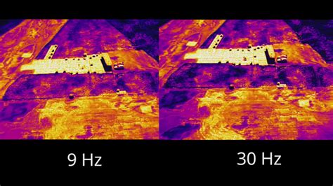 9 Hz Vs 30 Hz Flir Thermal Camera Comparison Youtube