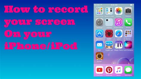 How to screen record on an iphone: How to record your screen on your iPhone/iPod using shou ...