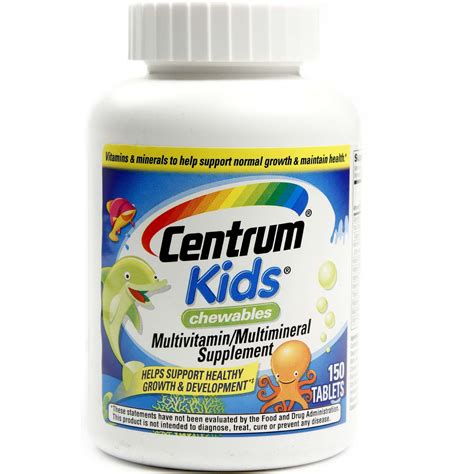Twice as many kids today are overweight than. Centrum Kids Chewables - 150 tablets - eVitamins.com