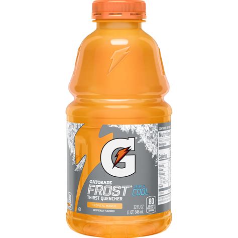 Gatorade Frost Thirst Quencher Sports Drink Tropical Mango 32 Oz