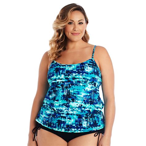 Plus Size Swimsuit With Underwire From Caribbean Joe Swimsuits Just