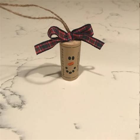 Wine Cork Crafts Christmas Wine Cork Ornaments Snowman Christmas