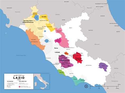 Lazio De Roma Mapa Mapa De La Lazio De Roma Lazio Italia
