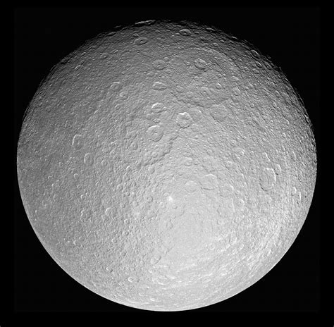Saturns Moon Rhea Annes Astronomy News