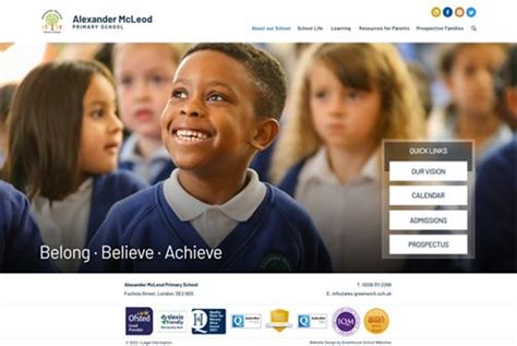Alexander Mcleod Primary School Website Design Greenhouse School Websites