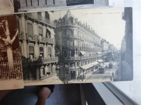 LOT DE 35 Cartes Postales Anciennes 1900 1920 Toulouse Pyrenees Cpa 6