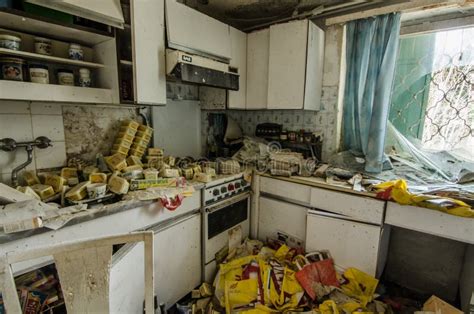 Abandoned Kitchen In House Editorial Stock Photo Image Of Villa