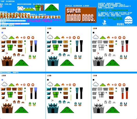 Super Mario Bros Spriters Resource Images And Photos Finder