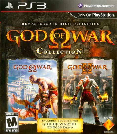 God Of War Collection 2009 Playstation 3 Box Cover Art